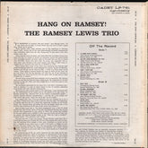 Ramsey Lewis Trio, The - Hang On Ramsey! (Vinyl) Image